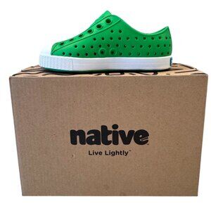 Native Jefferson Grasshopper C6 Toddler Shoes Slip On Loafer NWB